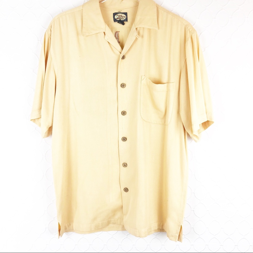 Tommy Bahama Silky Golf Country Club Button Down Shirt Small